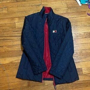 TOMMY HILFIGER Women's Red Navy Jacket Size Large L 3 in 1 Jacket New